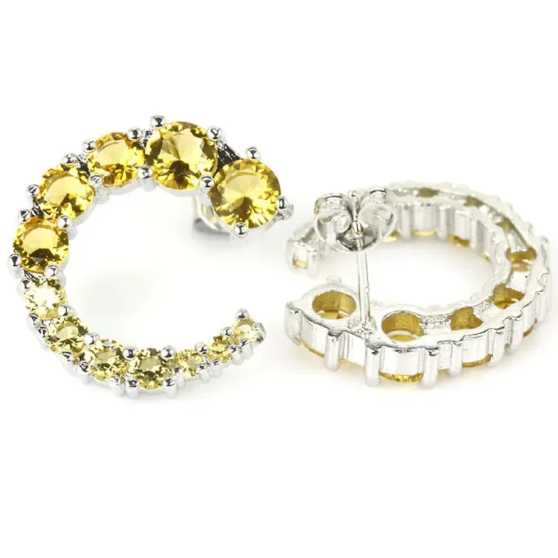 Купите 3 получите 1 бесплатно 5 г серьги из смешанного серебра 925 пробы в форме луны