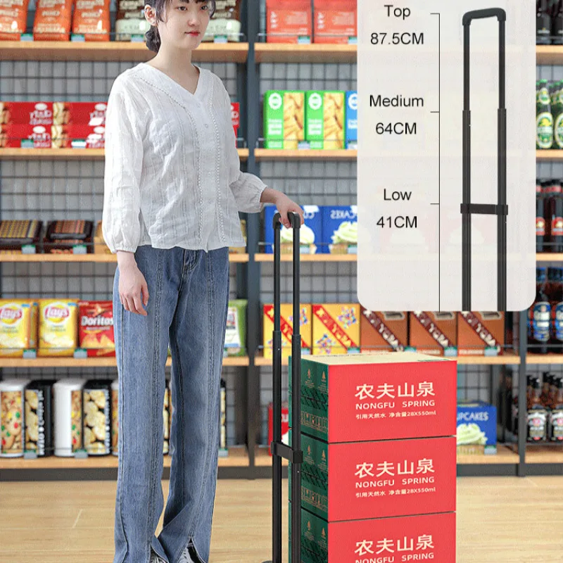 Складная легкая Съемная Тележка для покупок