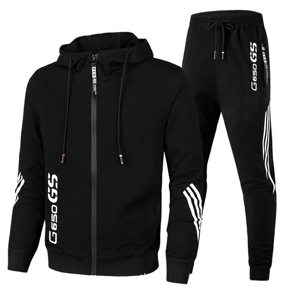 

FOR BMW G310GS G310GS-1 G310R G650GS G650X GS R1200 2023 new men's casual sportswear sportswear hooded printe top trousers
