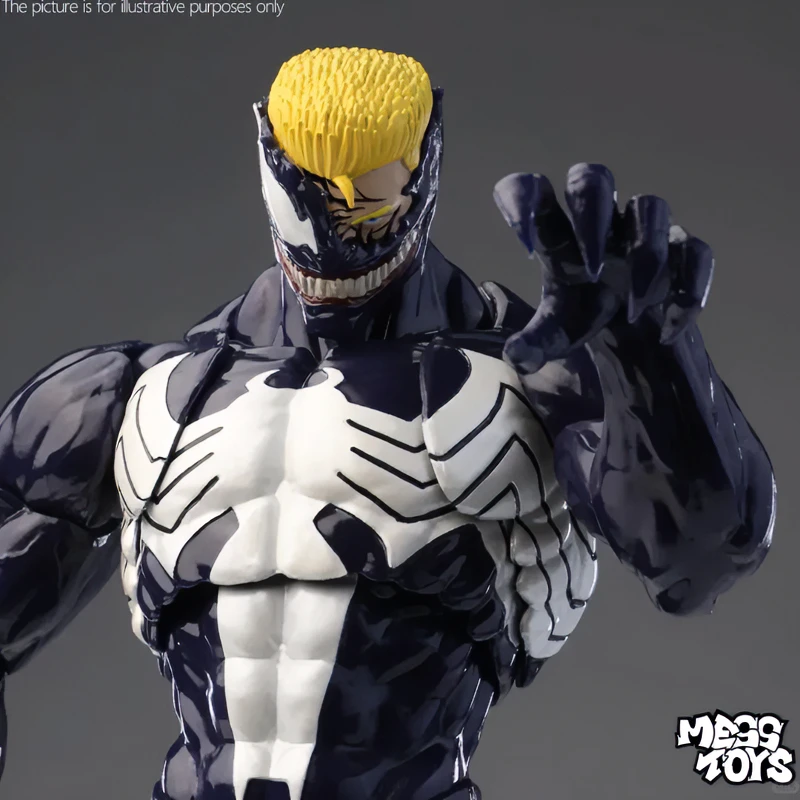 Фото Новая фигурка MESS TOYS Lethal Neighbor Venom, симбиот Веном, масштаб 1/12, аниме-фигурка, коллекционная модель, игрушка, подарок №3