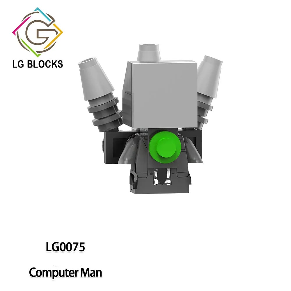 

LG1008 Toilet Man Monitor Assembling building block toys for children's puzzle