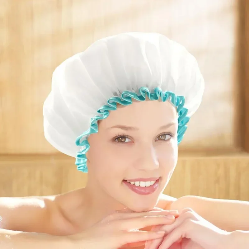 Водонепроницаемая моющаяся шапочка для душа