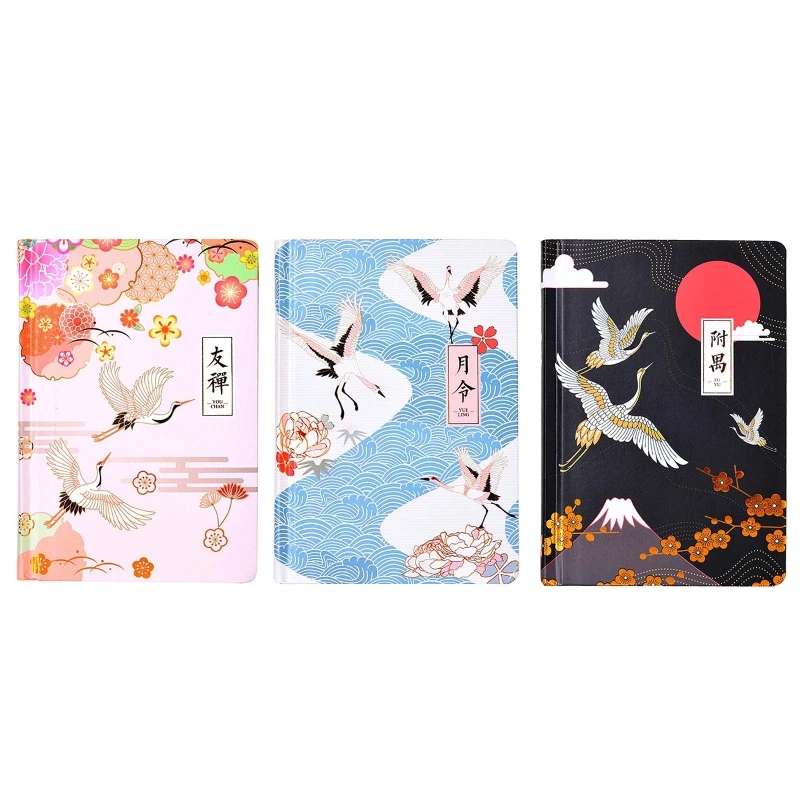 

Vintage Notebook Hardcover Journal Notepad Personal Diary for Kid Adult Journaling DIY Scrapbooking Christmas Favors