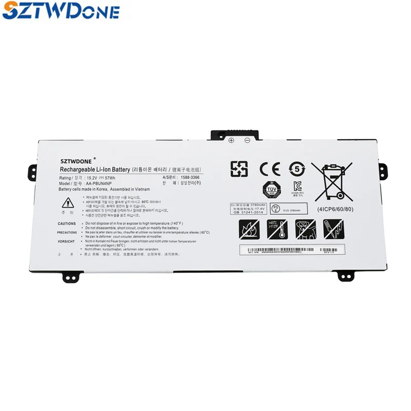 

SZTWDONE AA-PBUN4NP Laptop Battery For SAMSUNG NP940Z5J NP940Z5L 15.2V 57WH