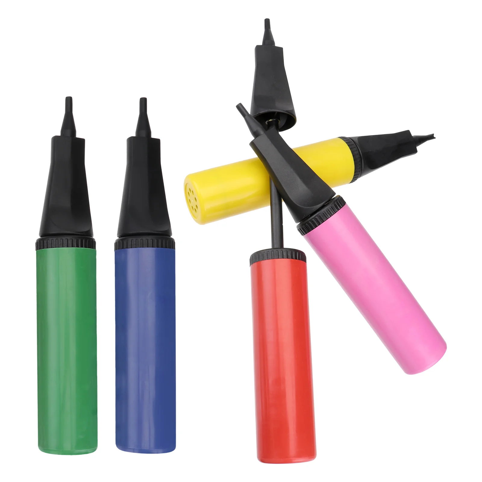 

5pcs Balloon Inflator Portable Balloon Pump Air Inflator Hand Inflator Manual Inflator for Party