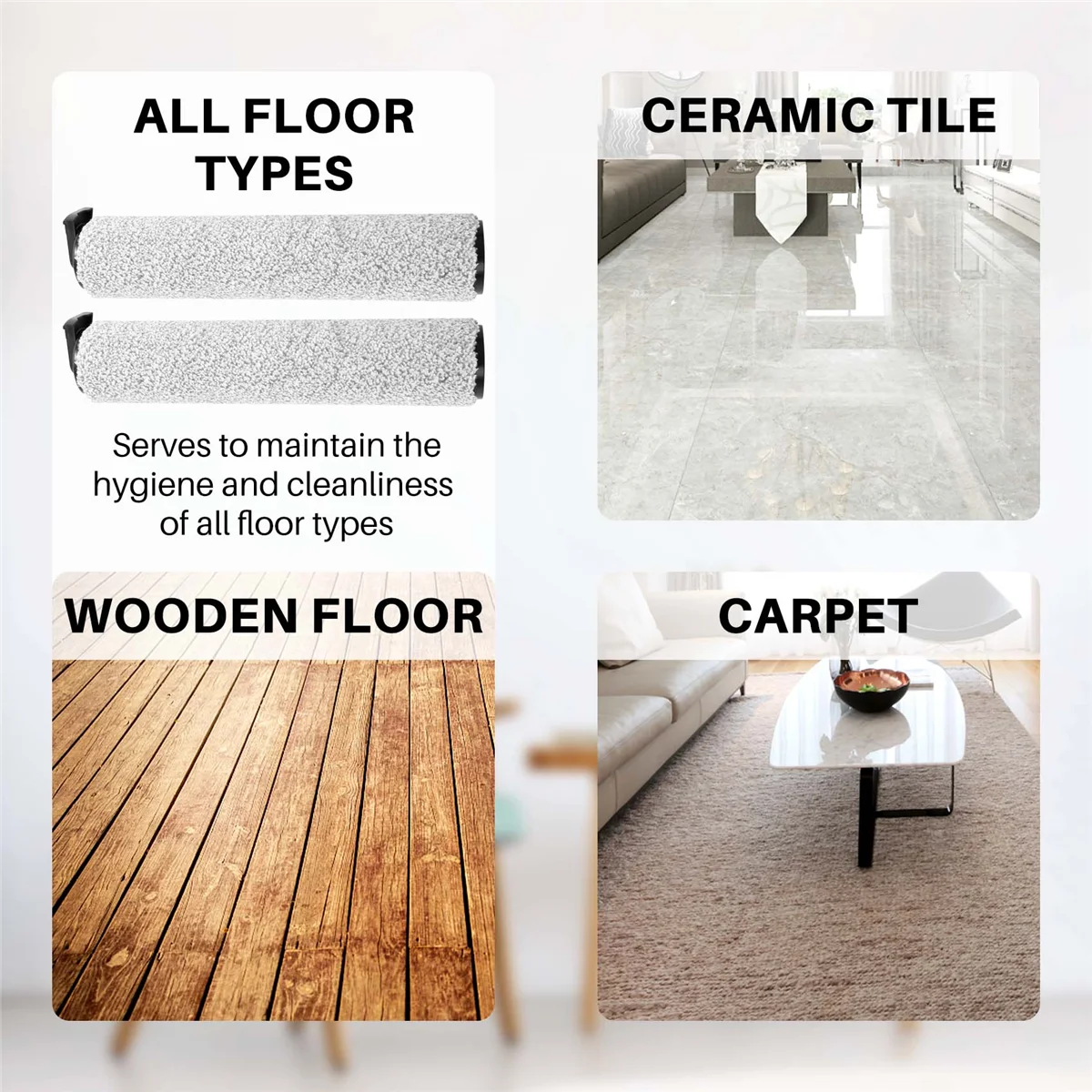 HEPA-фильтр роликовая щетка для Tineco Floor One S3 IFloor 3 пылесос сухой и влажной уборки