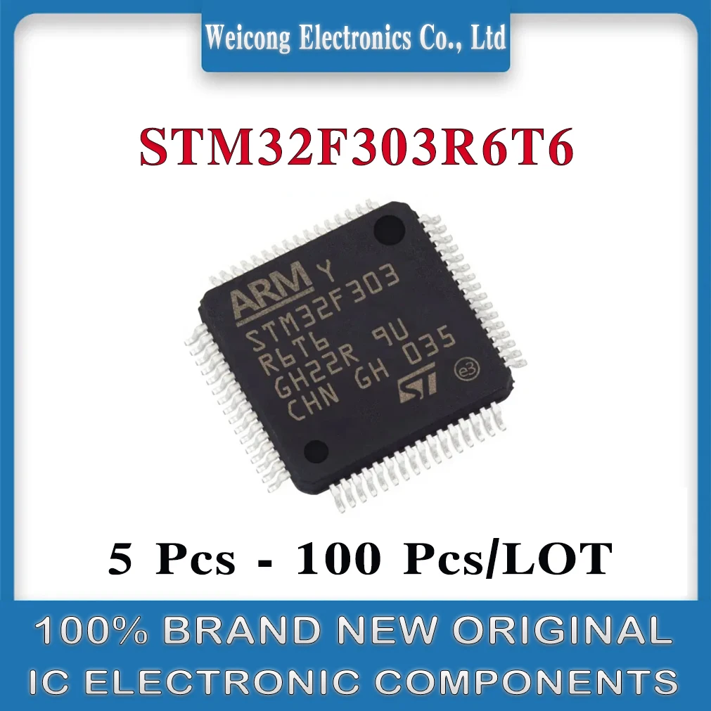 

STM32F303R6T6 STM32F303R6T 303R6T6 R6T6 STM32F303R6 STM32F303R STM32F303 STM32F30 STM32F3 STM32F STM32 STM IC MCU Chip LQFP-64