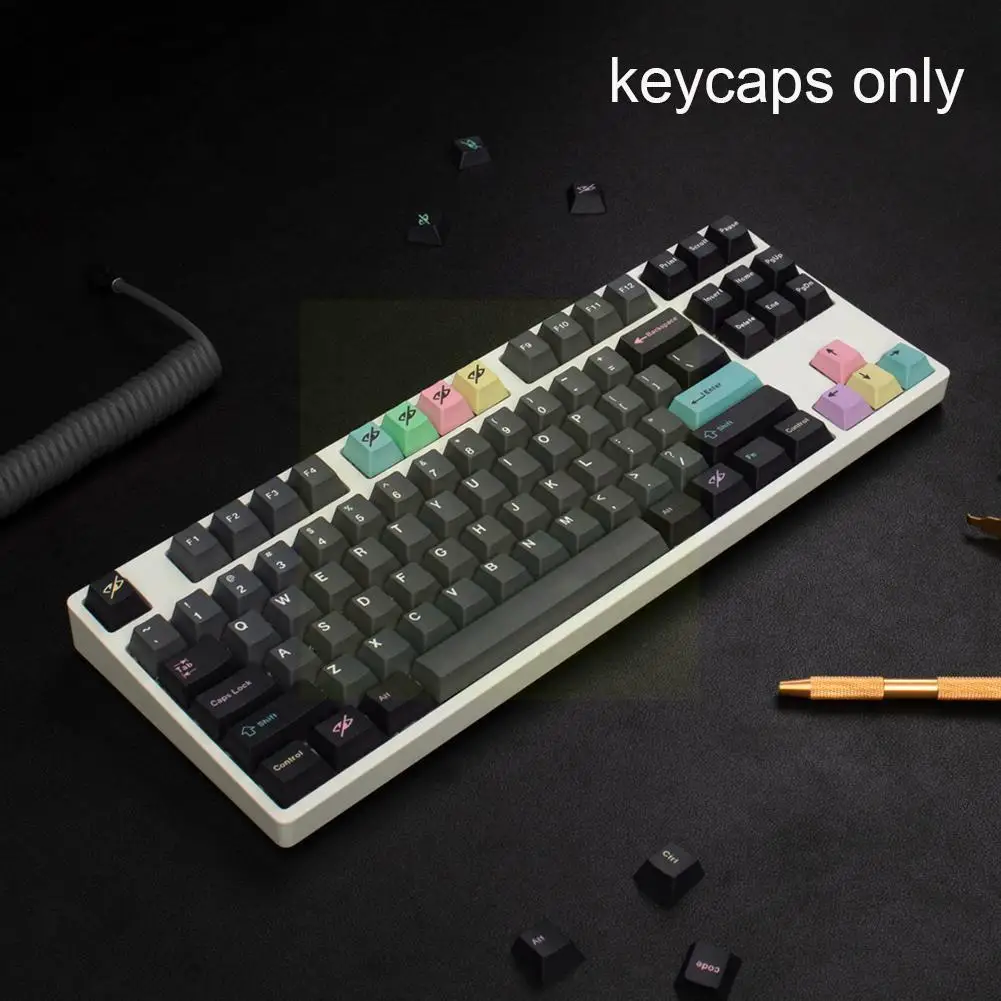 

137 клавиш для механической клавиатуры Gmk Keycap Pbt, Keycap C7g0