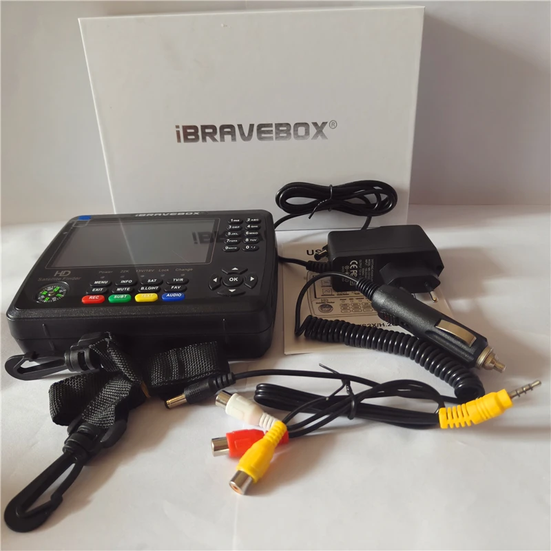 Фото V10 Finder Max+ DVB-S2/S2X измеритель сигнала спутниковой связи с поддержкой AHD CCTV H.264/H.265(10 бит) 1080P, 4.3-дюймовый LCD-дисплей, аналог V8 Finder. №5