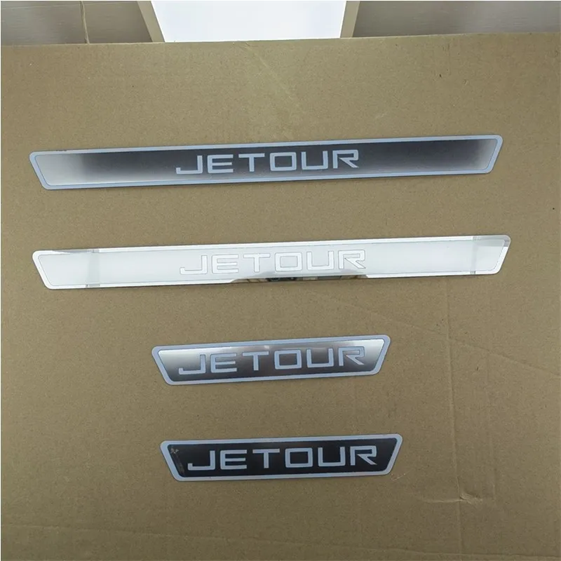 

car assecories For Jetour X70/x70s /x70m/x70 Plus/x90/x95 Door Sill Pedal Scuff Plate Guard Protector Car Styling Sticker