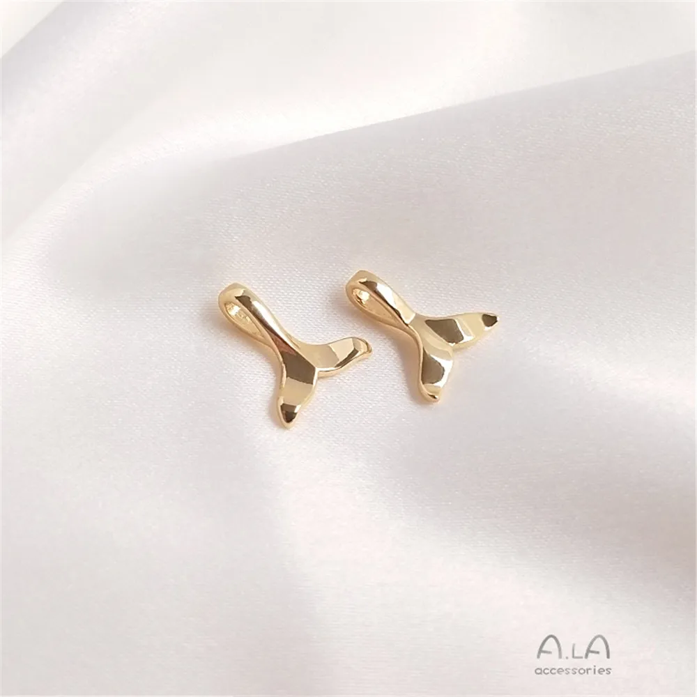 

Whale Mermaid Tail Pendant DIY hand bracelet Clavicle necklace earrings pendant accessories