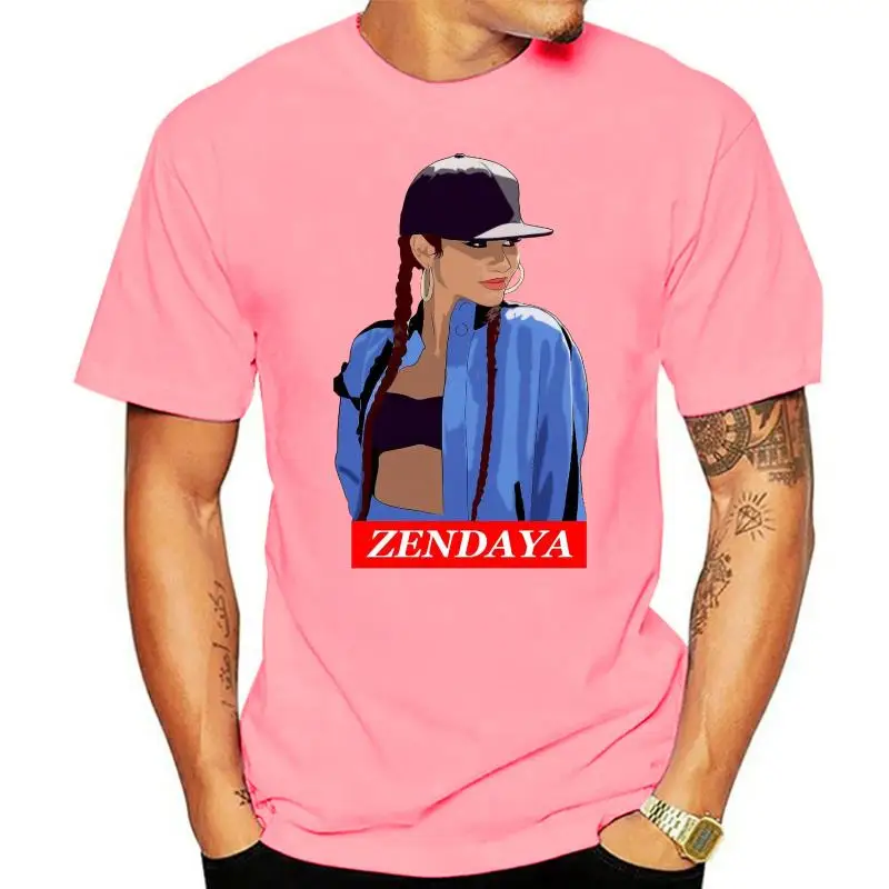 

Cool Zendaya Men's Short-Sleeved Standard T-Shirt White