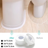 3 2m1mx22mm windows bath tape sealing strips pv kitchen waterproof wall sticker self adhesive seam toilet corner seal strip