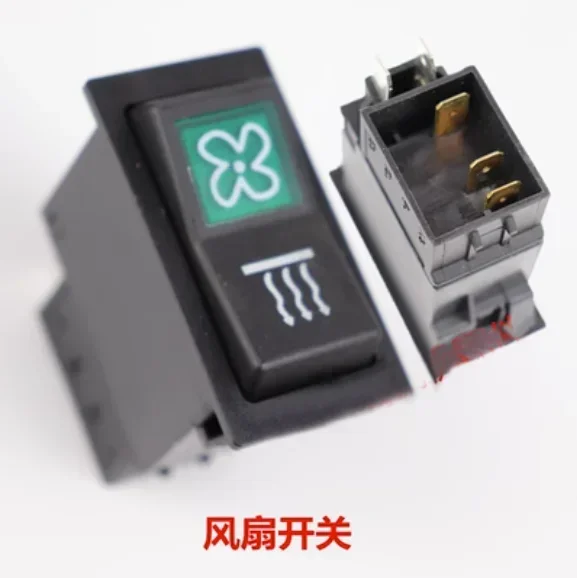 

Переключатель-погрузчик Вилочный погрузчик Верстак Переключатель фар Рулевой вентилятор Рокер стеклоочистителя 1 шт.