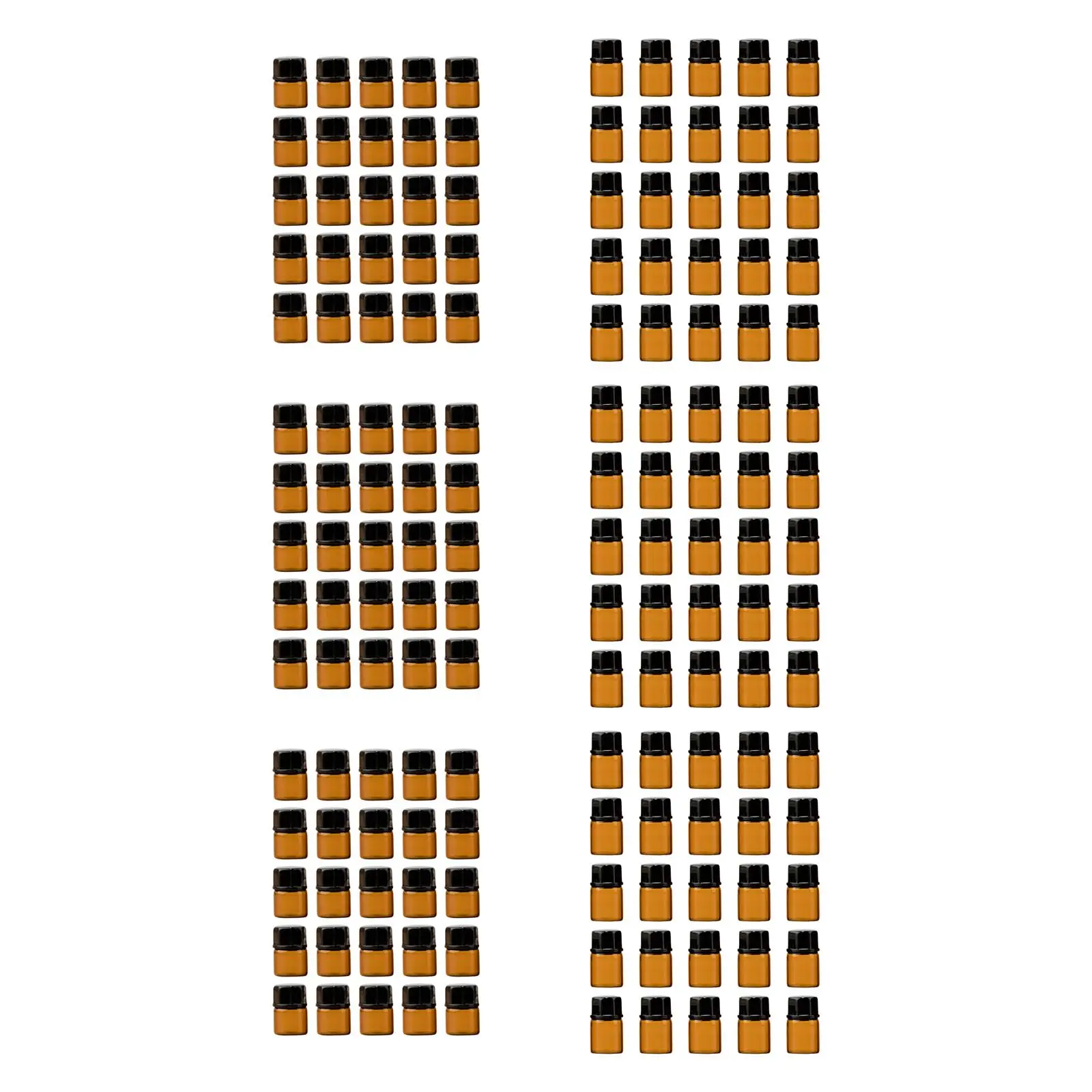 

25x многоразовые флаконы для жидкости, легкие стеклянные массажные масла, флаконы для масел, аромат