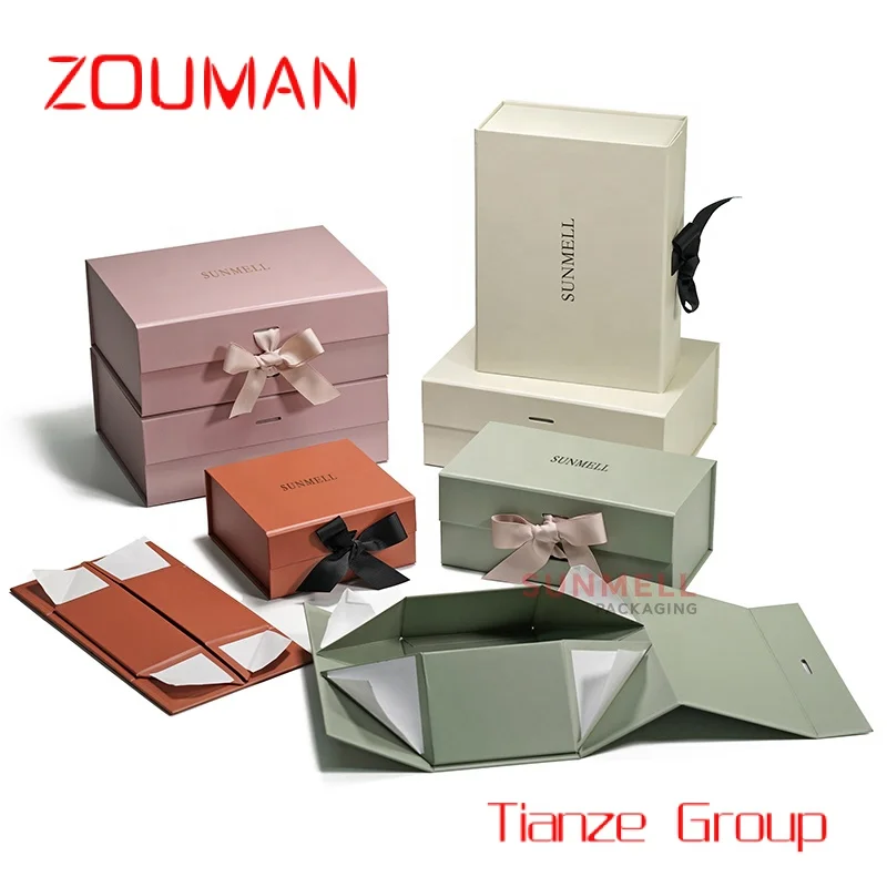 Роскошная складная картонная подарочная