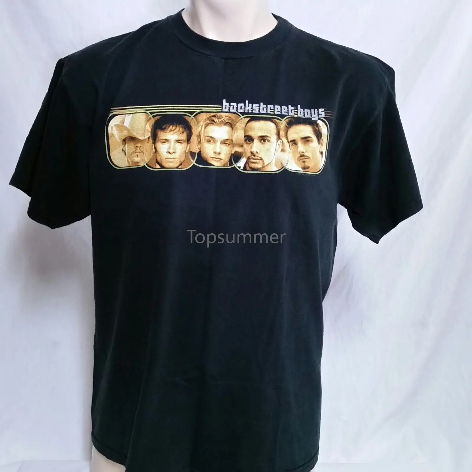 

Backstreet Boys T Shirt 90S Tee Concert Tour Pop Rock Band Promo Tshirt Hot New Fashion Top 2018 Officia Shirts