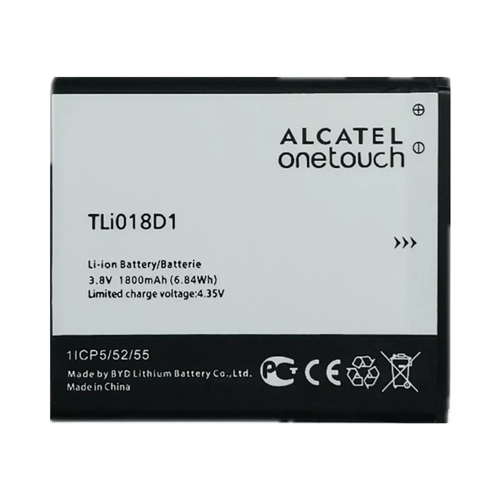Оригинальный аккумулятор TLi018D1 для телефона Alcatel One Touch Pop D5 Dual 5038X OT5038X 3 5051A 5015D OT 5016