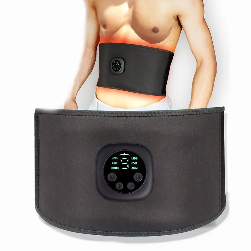 

EMS Electric Abdominal Body Slimming Belt Waist Band Smart Abdomen Muscle Stimulator Abs Trainer Fitness Lose Weight Fat Burning