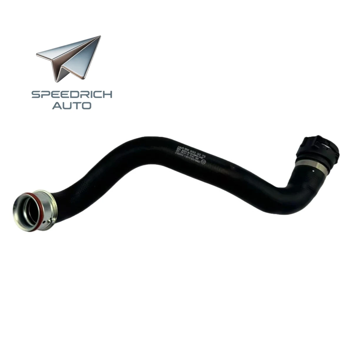 Фото A1665000075 1665000075 Шланг охлаждающей жидкости для Mercedes ML/GLE 320 4MATIC ML 500 4MATIC HYBRID GLE 43 4MATIC ML 300 ML/GLE 500 №2