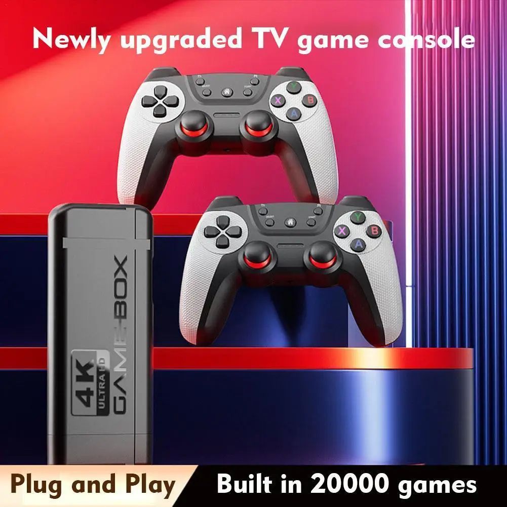 

Игровая консоль 32/64/128 ГБ, 4K, с контроллером 2,4 ГГц