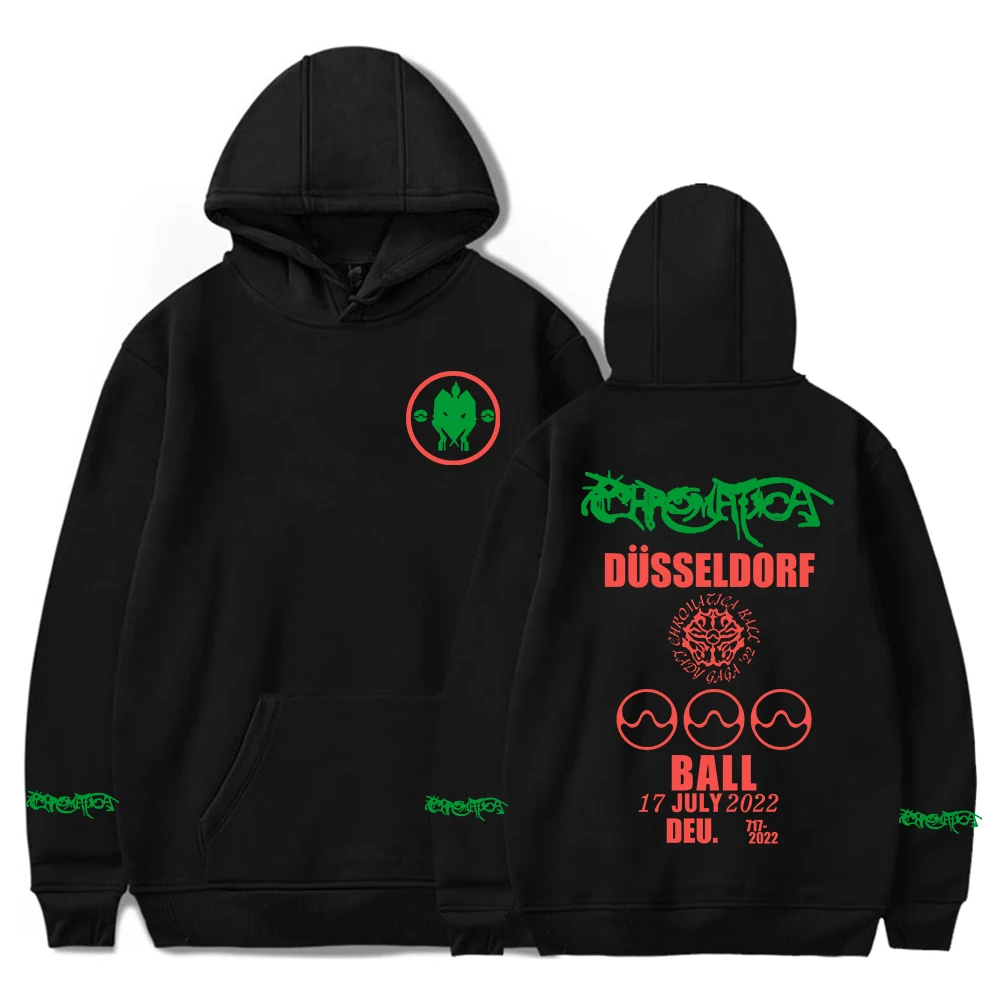 

Men Hoodie Lady Gaga 2022 The Chromatica Ball Dusseldorf Tour Hoodie