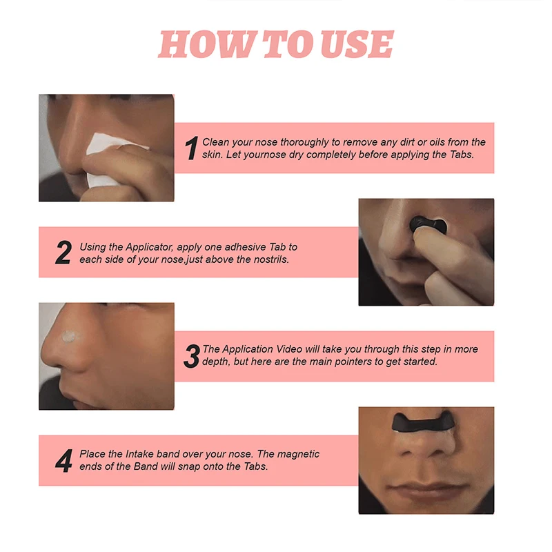 15 пар магнитных полосок для носа комплекты расширителей дыхания увеличение