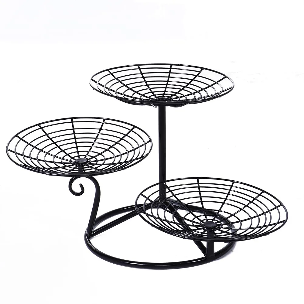 

Fruit Basket Storage Rack Three Layer Arrangement's Home Living Room Decoration Fruit Plate