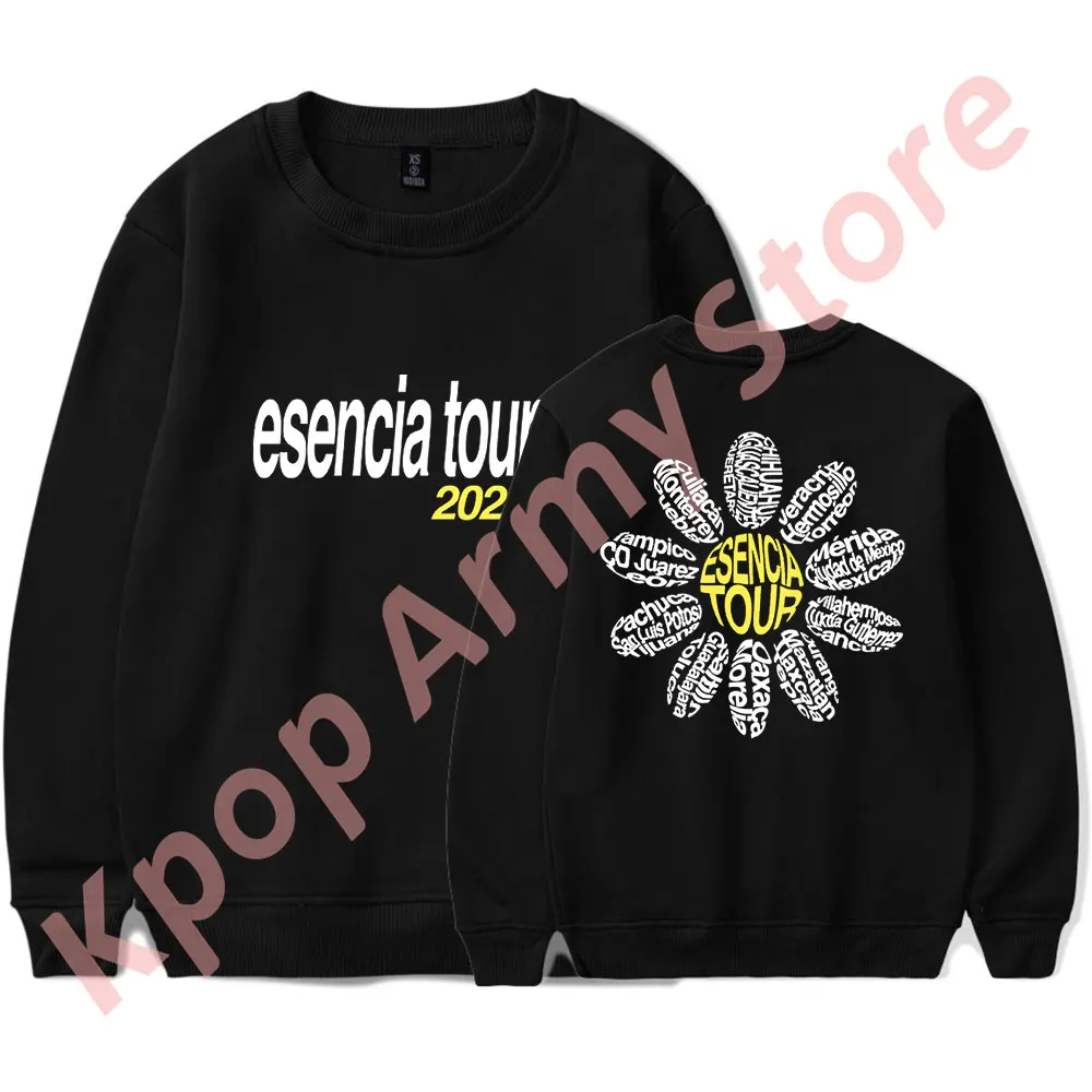 Humbe 2024 Esencia Tour Merch толстовки с круглым вырезом Косплей унисекс модные повседневные
