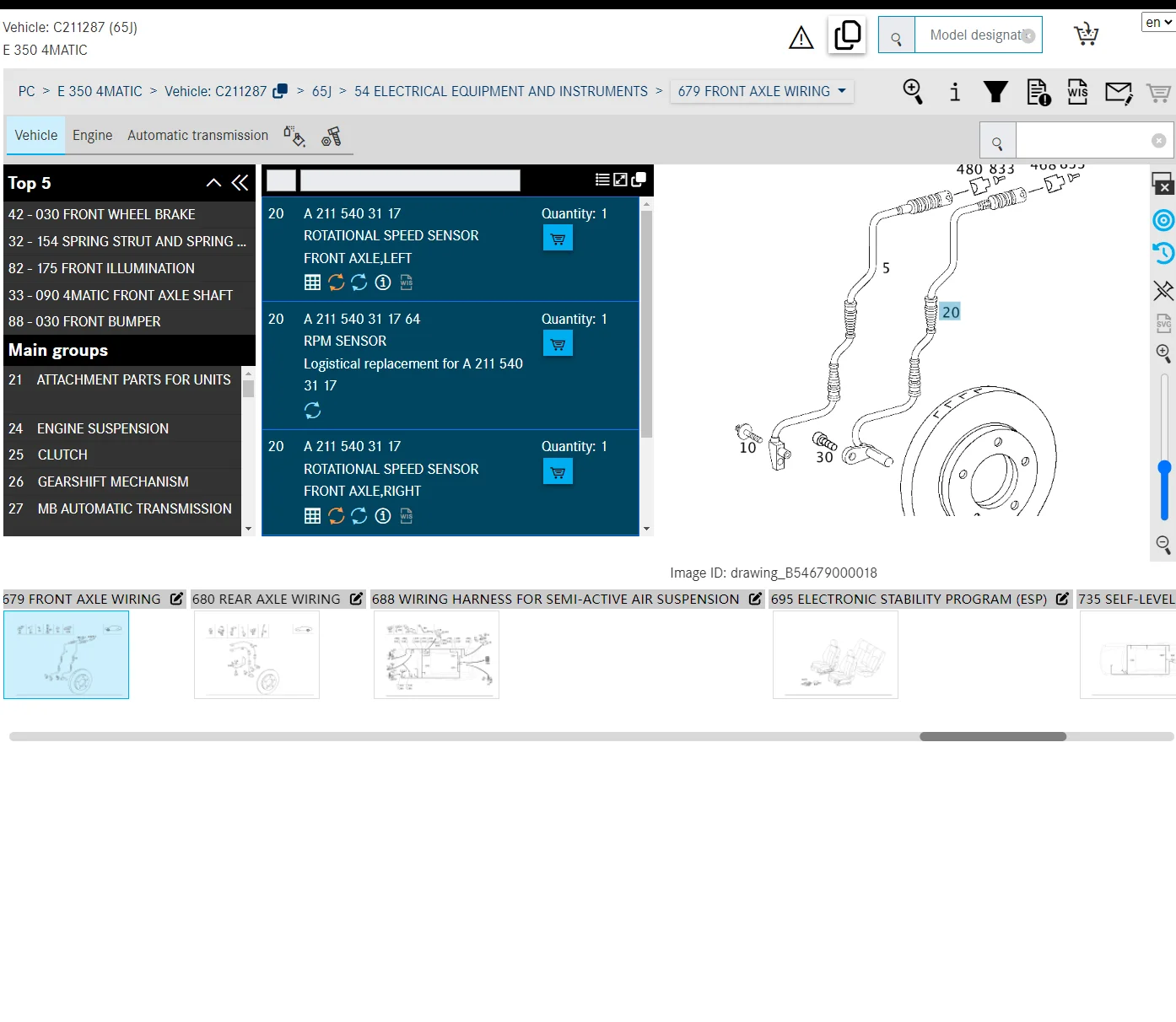 Автомобильные запчасти для Mercedes Benz A2115403117 A2115402117 A2115402017 датчик скорости колес ABS
