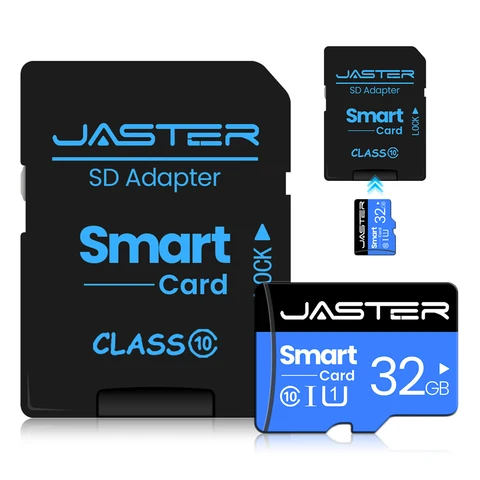 Карта памяти JASTER Micro-SD объемом 16/32/64/128 ГБ