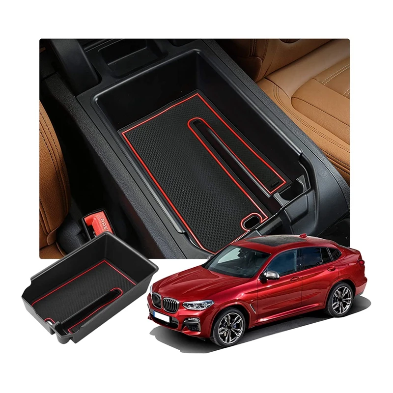 Для BMW X3 G01 X4 G02 2018-2021 Автомобильная Центральная консоль подлокотник коробка для
