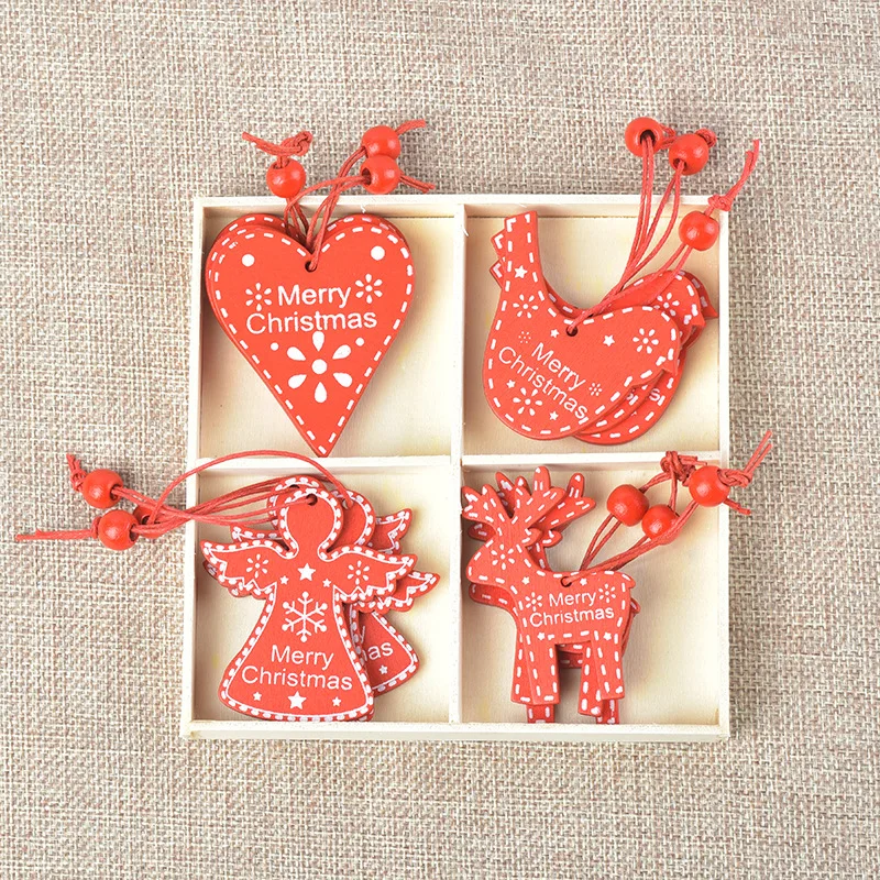 

Decorations Christmas Decorations Creative Wooden Pendant DIY