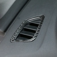 2pcs carbon fiber side air conditioning outlet cover sticker trim for bmw 1 2 series f20 f21 2012 2013 2014 2015 2016