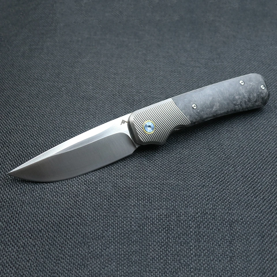 Ножи Am8 карманный складной нож с флиппером спереди лезвие M390 3 5 дюйма мраморный