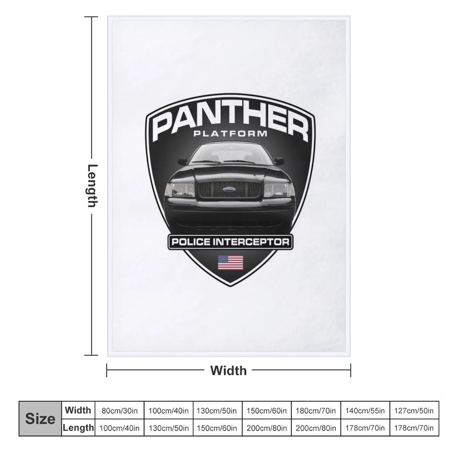 Платформа Panther — черное автомобильное одеяло CVPI самые мягкие детские одеяла для