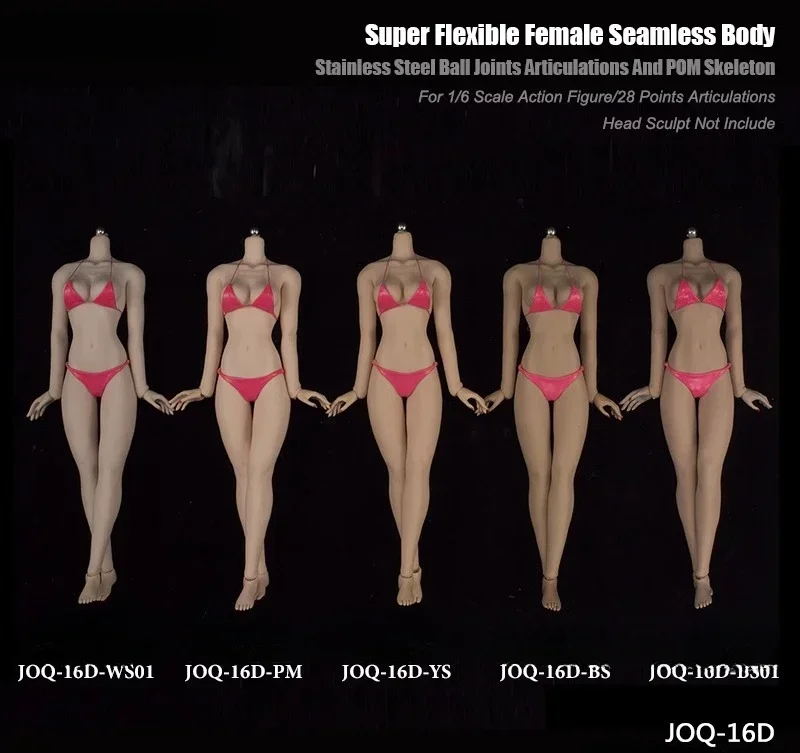 JIAOU DOLL 1/6 Europe Fit пухлый бесшовный корпус со скелетом из нержавеющей стали супер