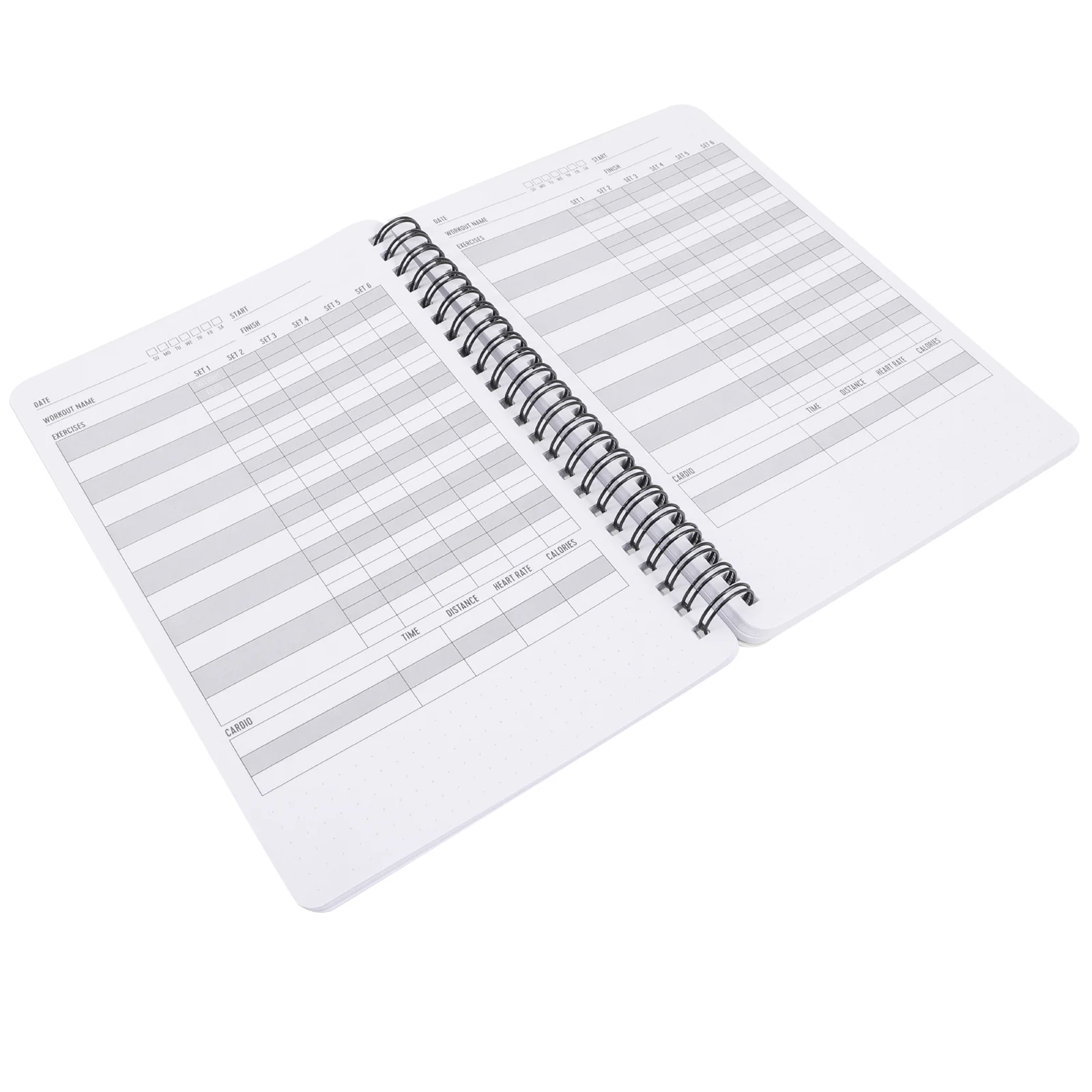 

A5 Schedule Notebook Planning Notepad Men Journal Writing Notebook Notebook Fitness Card Book Male Appointment Planner