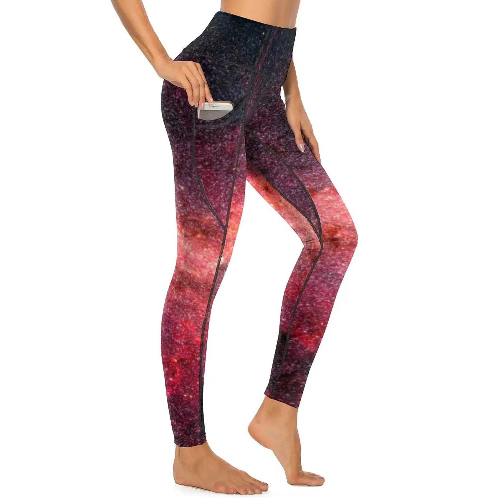 

Colorful Night Sky Yoga Pants Milky Way Galaxy Fitness Running Leggings Push Up Sports Tights Women Sweet Pattern Yoga Legging