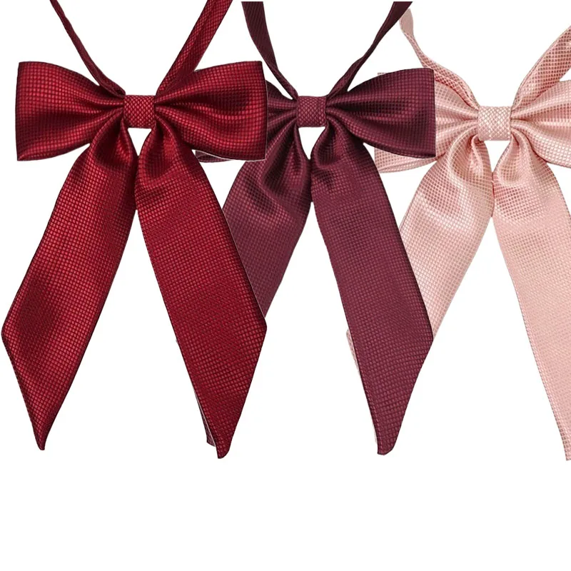

Red Girl Bowtie Casual Bow tie For Women Uniform Collar Butterf Bowknot Adult Bow Ties Girls Bowties