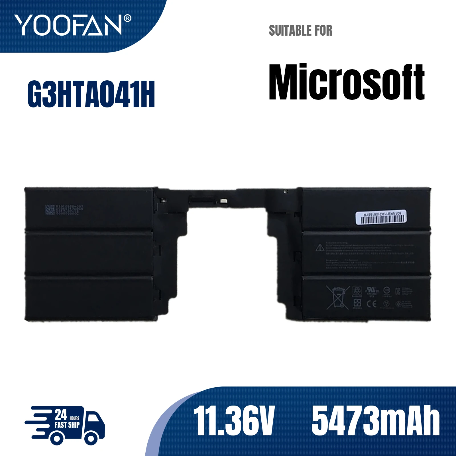 Аккумулятор для ноутбука YOOFAN G3HTA040H G3HTA041H батарея Microsoft Surface Book 2 2-го поколения