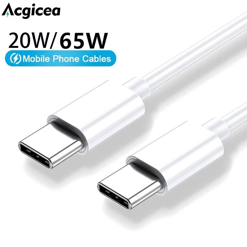 

Кабель USB Type-C на USB Type-C, 65 Вт