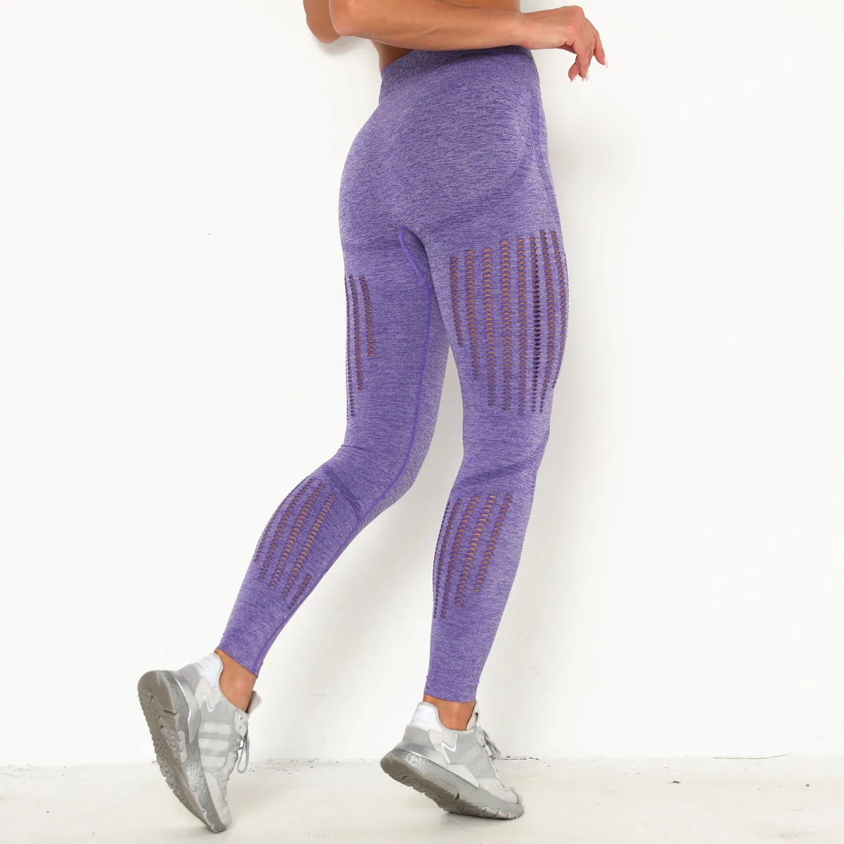 Леггинсы женские бесшовные с эффектом пуш-ап и высокой талией |