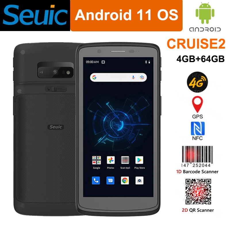 

Android 11 PDA Rugged Data Terminals Handheld Scanners Computers Mobile Qualcomm Octa Core Data Collectors 1D QR Barcode Scanner