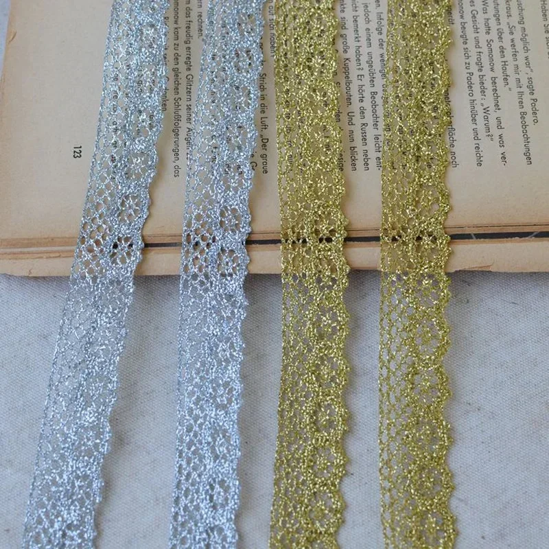 Кружевная ткань с вышивкой из полиэстера одежда ручной работы сделай сам серебро