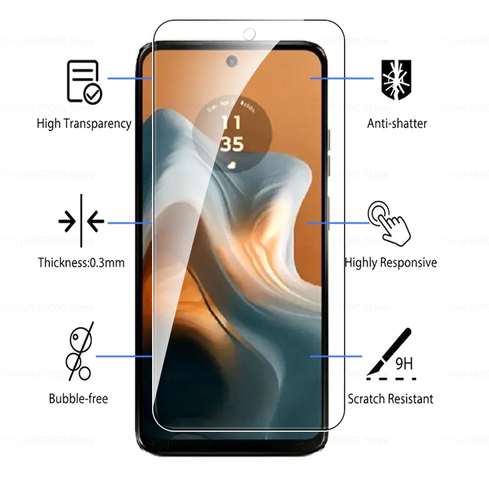 2 sztuki szkła hartowanego do Motorola Moto G34 Szkło ochronne G 34 34G 6 5 cala Folie na ekran
