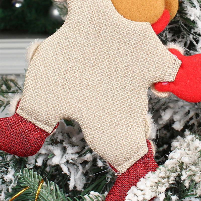 Счастливого Рождества танцы украшения миниатюрный Санта - Клаус снеговик олень