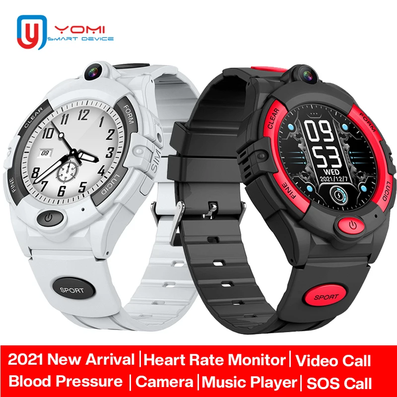 

4G Children‘s Smart Watch Waterproof Heart Rate Android Watch Students Video Call Remote Camera Sports Watch for Teenagers