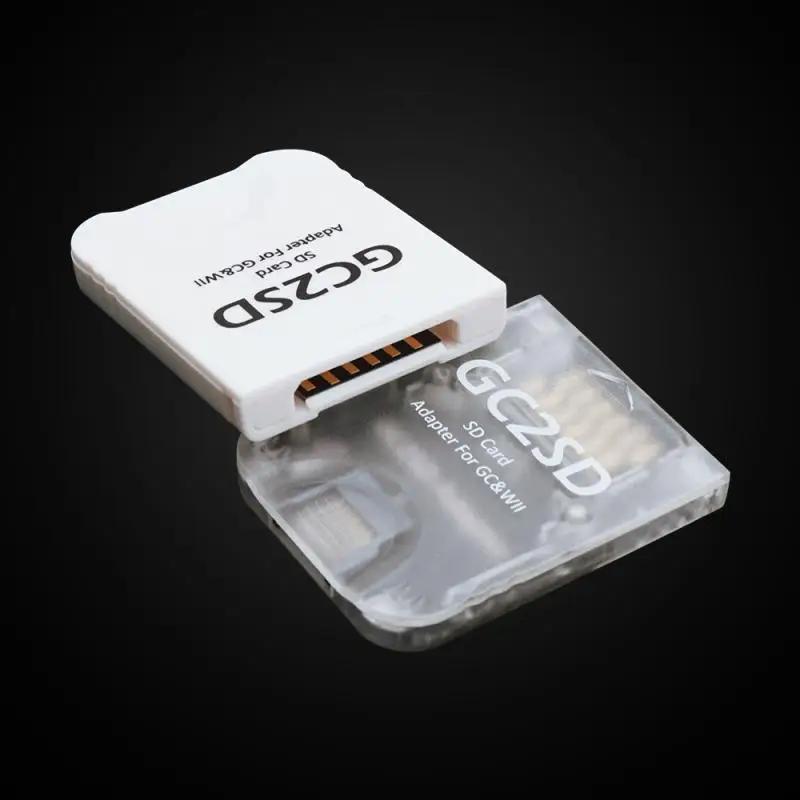 

New GC2SD Card Adapter Micro SD Memory Card Slot Adapter Swiss Lanyard For Game Wii Console SD2SP2 GameCube