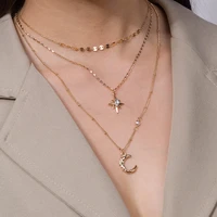 modoma simple gypsophila design necklace for women luxury multi layered tassel chains vintage elegant aesthetic female pendants